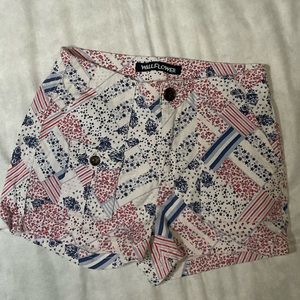 Wallflowers Red White Blue shorts‎ size 1